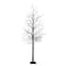 8ft. Pre-Lit Halloween Black Twig Artificial Tree with 510 Orange & Purple LED Lights